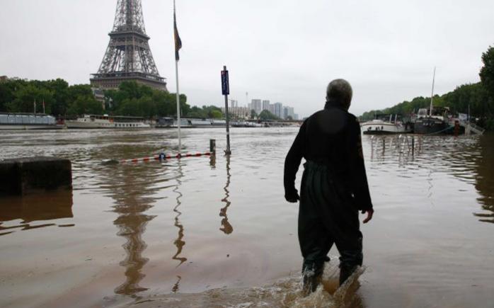 Наводнение в Париже. Фото: ABC