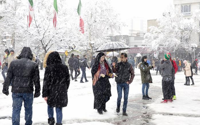 Снігопади в Ірані. Фото: dailymail