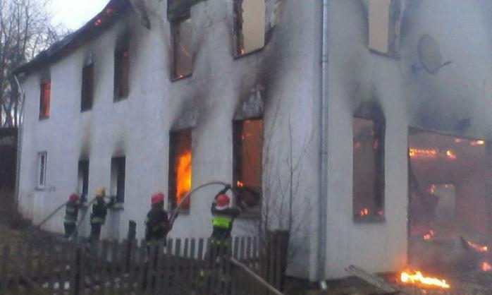 Пожар во Львовской области. Фото: viv.dsns.gov.ua