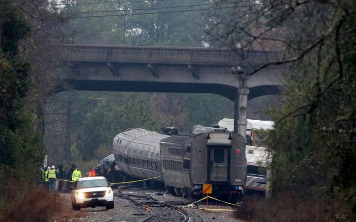 Аварія потяга у США. Фото: Yahoo