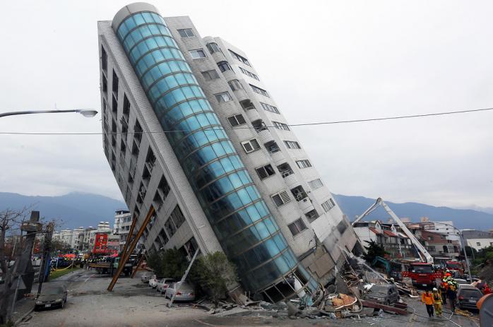 Землетрус на Тайвані. Фото: Reuters