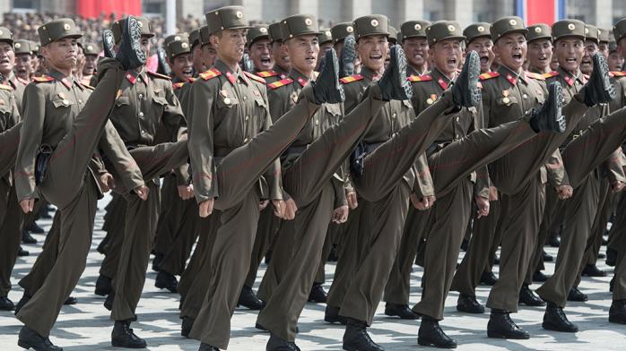 Военный парад в КНДР. Фото: НТВ