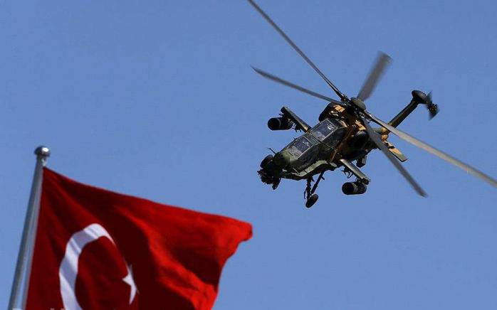 Вертолет Вооруженных сил Турции. Фото: Anadolu