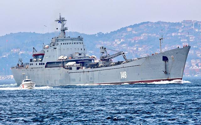 Десантний корабель «Орськ». Фото: Dogan