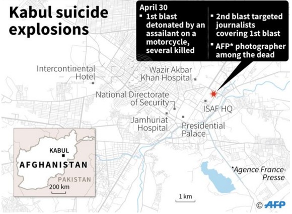 Карта: AFP
