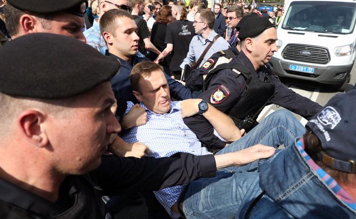 Затримання Навального 5 травня, фото - rbc.ru