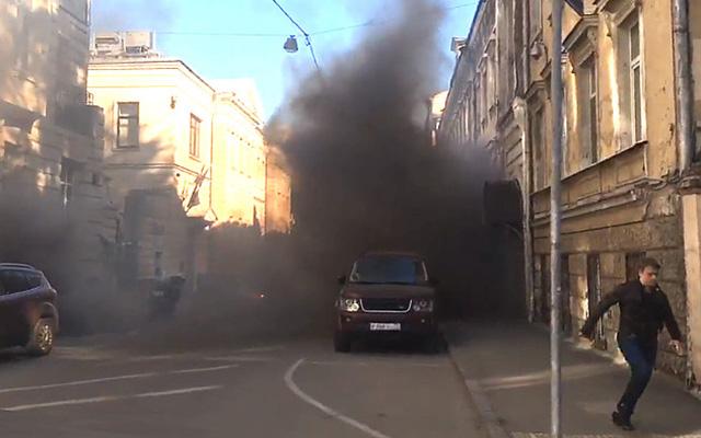 Напад на латвійське посольство. Фото: by24.org