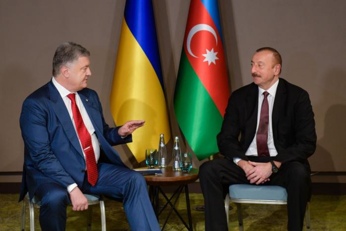 Петро Порошенко та Ільхам Алієв, фото - сайт президента України 
