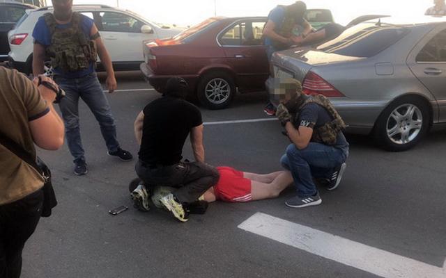 Затримання в Одесі. Фото: прес-служба СБУ