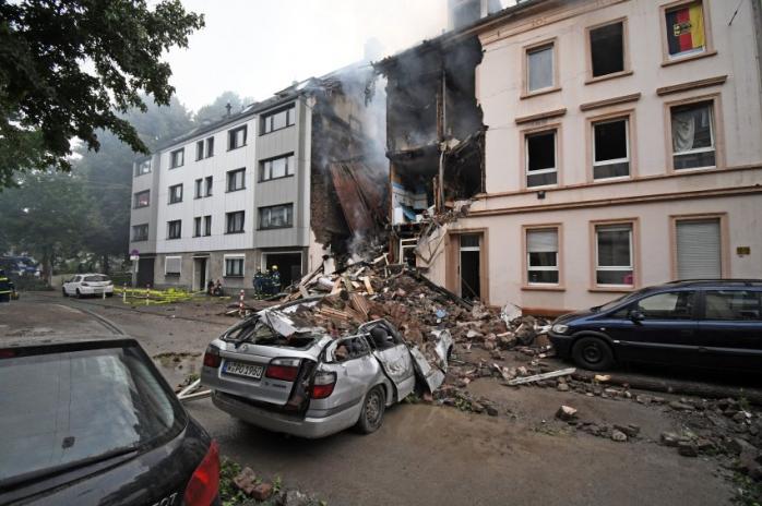 Взрыв в доме. Фото: Spiegel