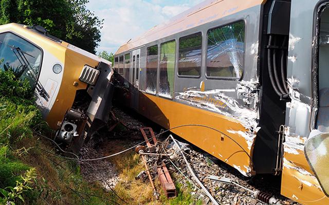 Авария поезда в Австрии. Фото: oe24.at