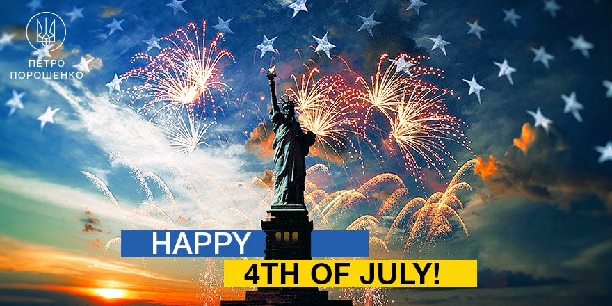 Фото: Порошенко поздравил США с Днем независимости