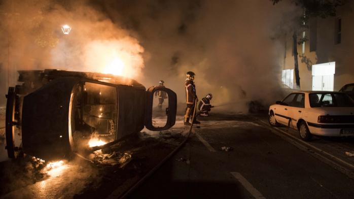 Беспорядки в Нанте. Фото: RT