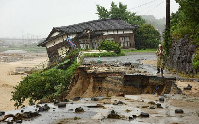 Наводнение в Японии. Фото: LoveOpium