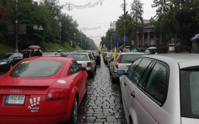 Пробки в Киеве. Фото: «Авто Евро Сила» в Facebook