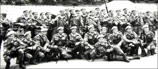 Фото: Передова група 240-го окремого спеціального батальйону у Сараєво 
