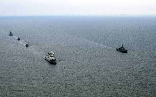 Учения в Черном море. Фото: ВМС ВС Украины
