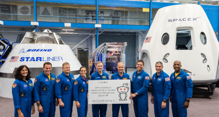 Перші екіпажі приватних космічних кораблів, фото: NASA Commercial Crew