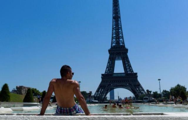Франция страдает из-за чрезвычайной жары, фото: Orange County Register