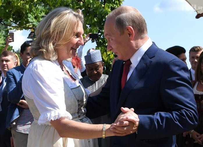 Танец Путина с невестой-министром, фото - Welt
