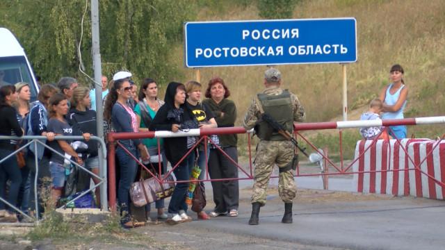 Российский пограничный пост возле Мелового, фото: BBC