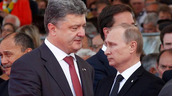 Петр Порошенко и Владимир Путин, фото: n-tv