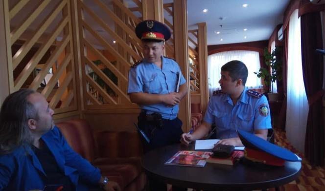Олександр Гороховський під час затримання. Фото: Facebook