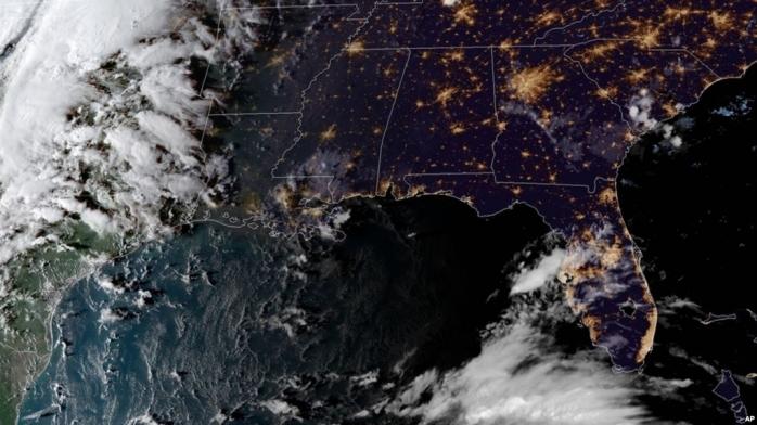 Ураган "Майкл", спутниковое фото, фото - "Голос Америки"