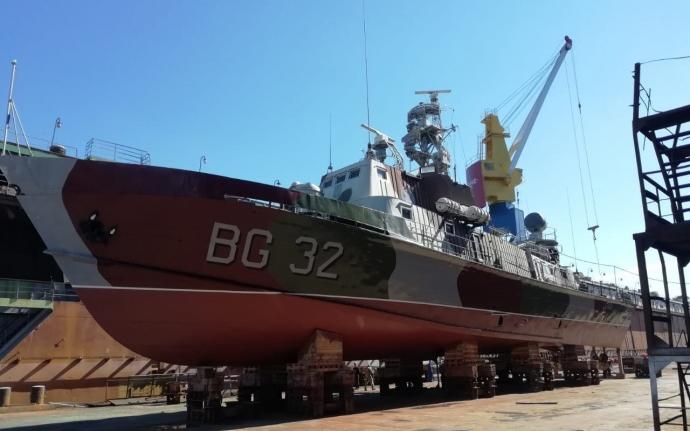 Корабель «Донбас». Фото: ДПСУ