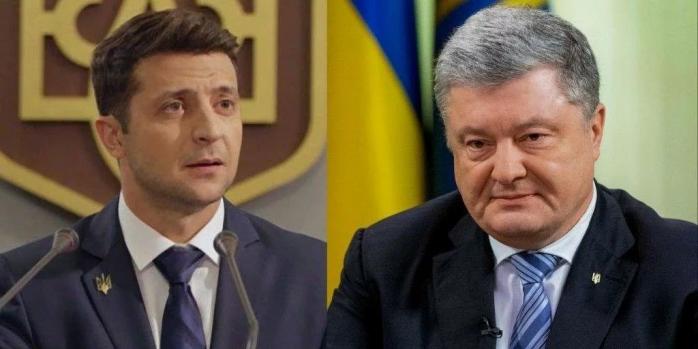До другого туру президентських виборів вийшли Володимир Зеленський та Петро Порошенко, фото: «Прямий»
