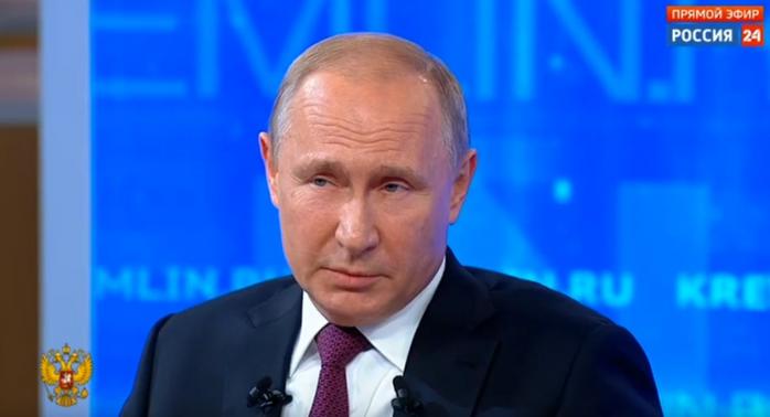 Санкции против РФ: Путин не будет мириться с Западом и убеждает в полезности санкций против России, фото — скриншот трансляции