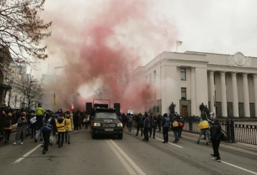 Акция в поддержку Стерненко. Фото: Укринформ