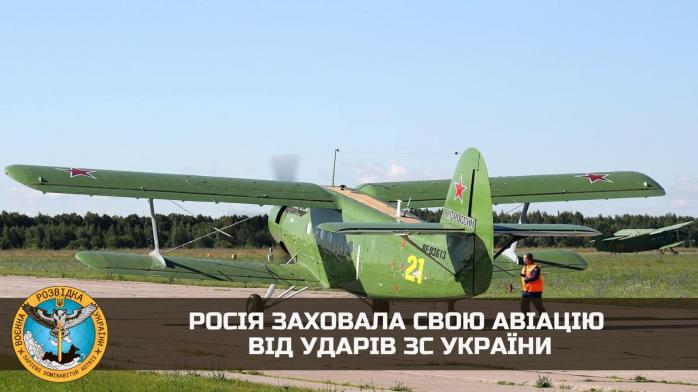 россия спрятала свою авиацию от ударов ВСУ. Фото: ГУР