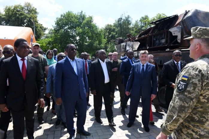 Президент ЮАР все же подтвердил ракетные удары по Киеву во время визита делегации из Африки