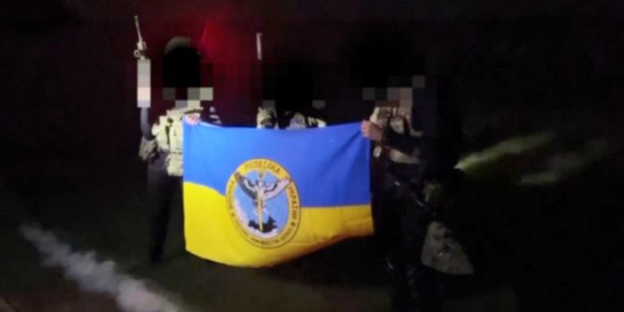 Во время десантной операции в Крыму, скриншот видео
