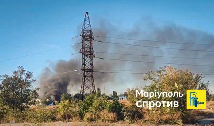 Партизани підпалили склад інженерних військ рф у Маріуполі