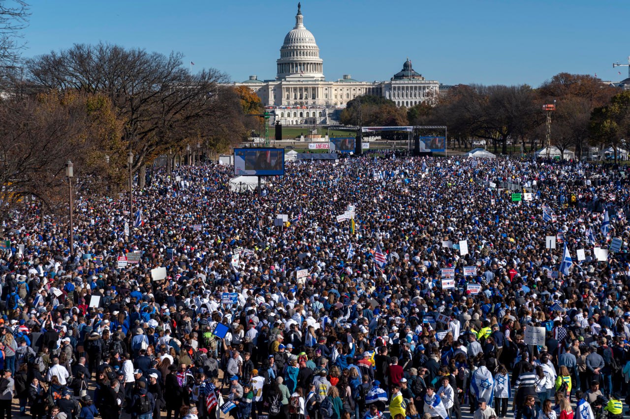 Тисячі людей вийшли на "Марш за Ізраїль" у центрі Вашингтона 