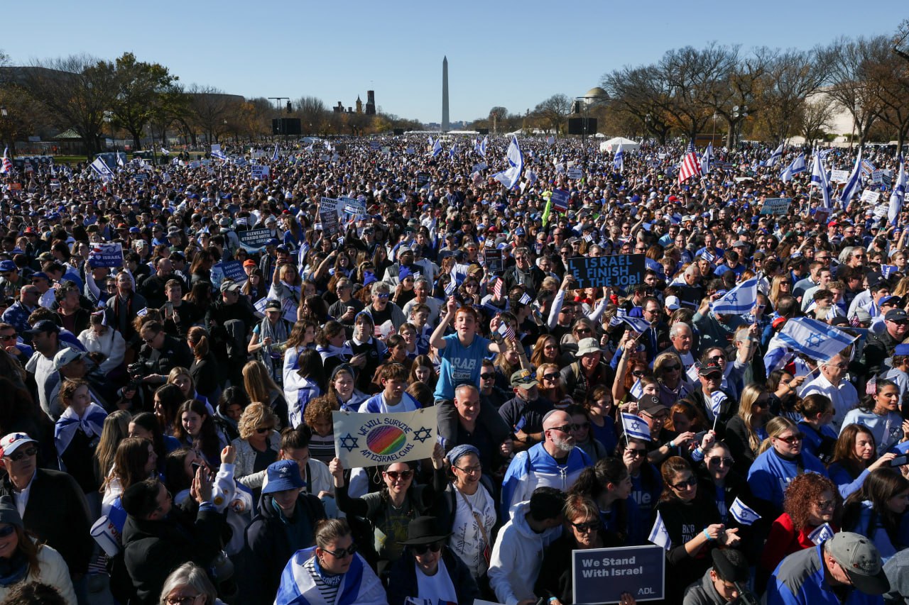 Тисячі людей вийшли на "Марш за Ізраїль" у центрі Вашингтона 