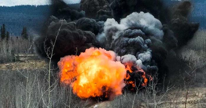 Взрыв привел к гибели оккупантов на военном полигоне под Рязанью. Фото: