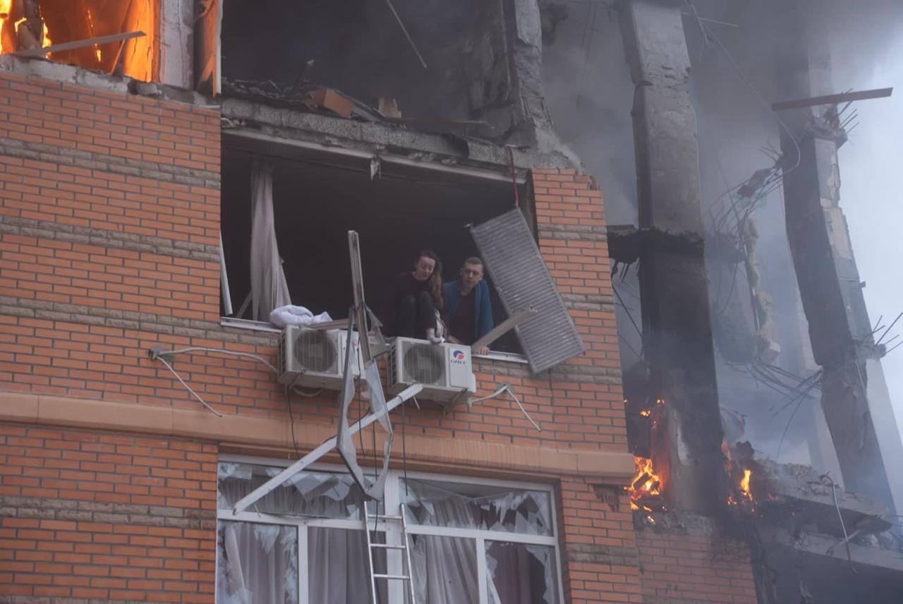 Руйнування в Одесі. Фото: Одеська ОВА