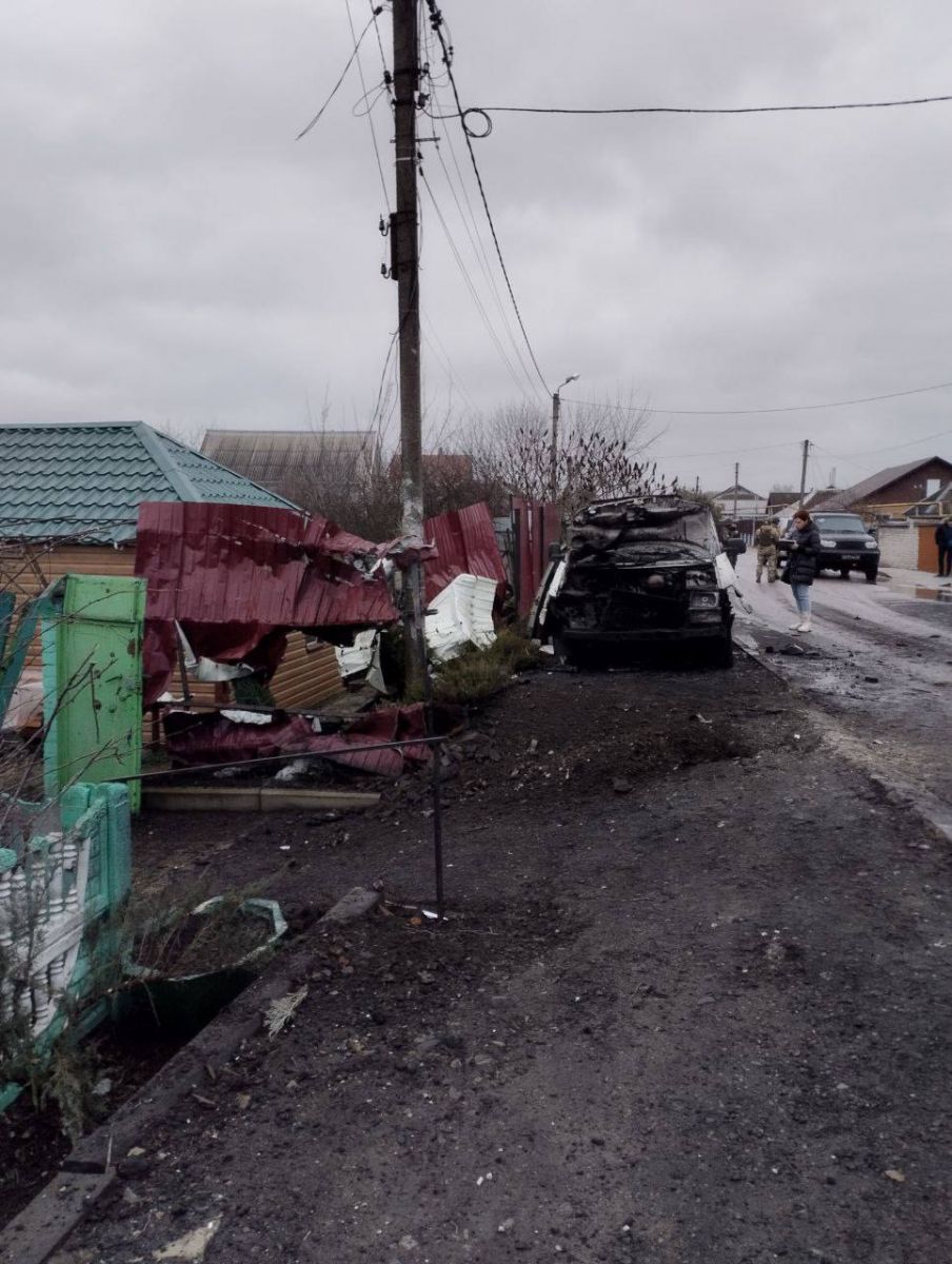 Руйнування в російському Бєлгороді. Фото: Telegram-канали