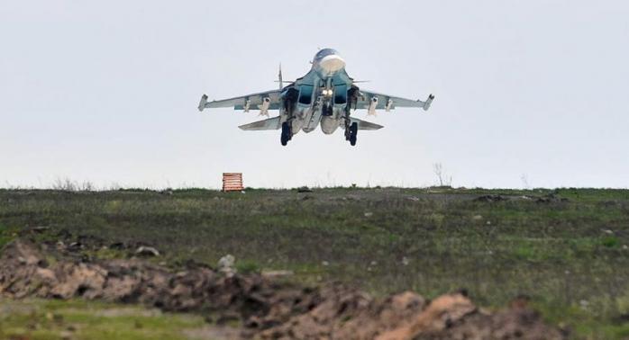 Відео підпалу російського Су-34 опублікувало ГУР. Фото: 