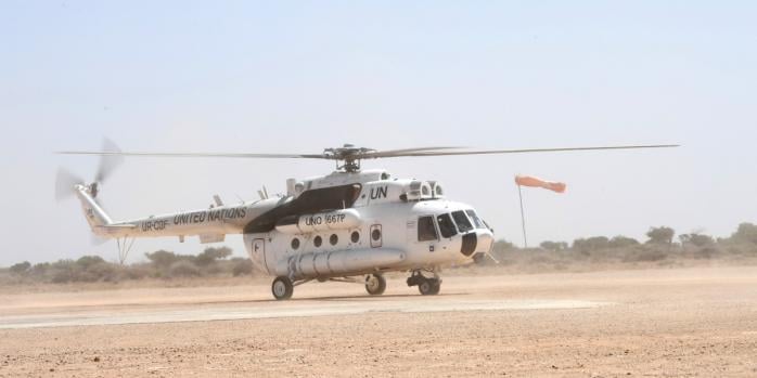 У Сомалі бойовики захопили гелікоптер ООН, фото: UNSOM