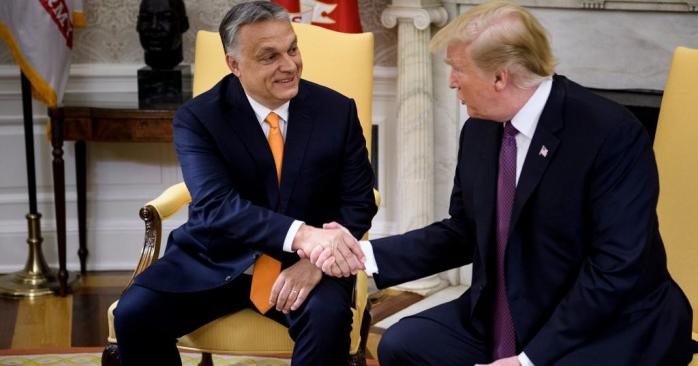 Трамп назвав Орбана «великим лідером в Європі». Фото: 