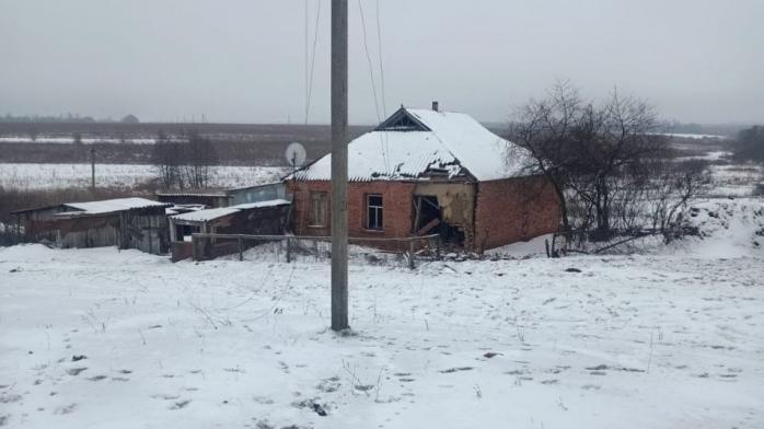 Последствия обстрела села Степок Сумской области. Фото: «Суспільне»
