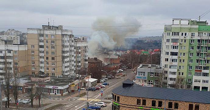Российский Белгород очнулся от громких взрывов. Фото: