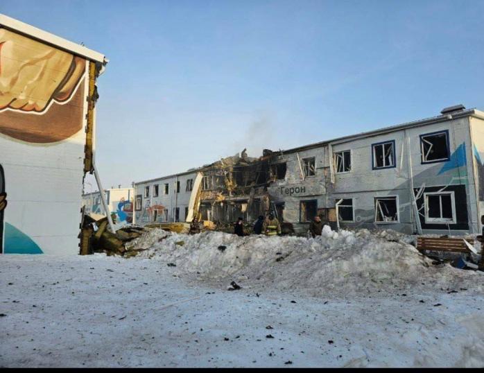 Дроны атаковали НПЗ в Татарстане. Фото: российские паблики