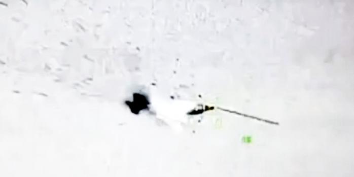 Знищення російського дрона-камікадзе, скріншот відео