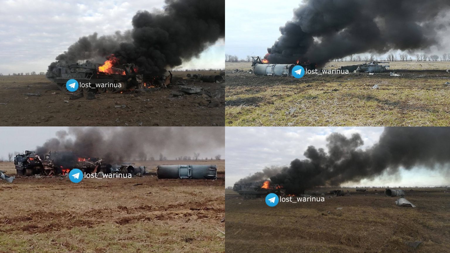 Знищені російські системи ППО С-300. Фото: «Війна в Україні. Втрати техніки»