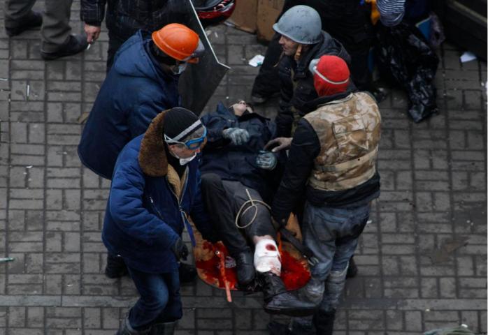 Умерли уже 104 пострадавших во время акций протестов в Украине